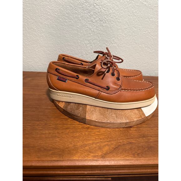 Vintage Sebago Dockside Boat Shoes Unisex Men's 7.5 Women's 9 - Picture 4 of 12